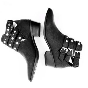 Henna Studded Ankle Bootie